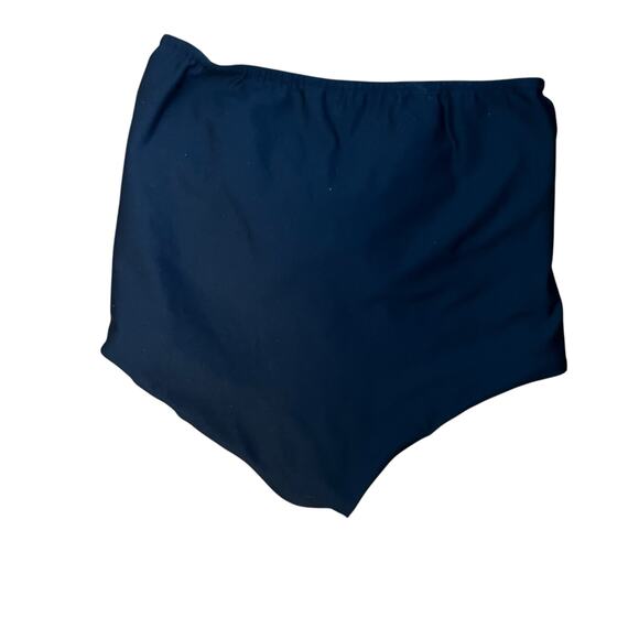 HDH Swim Hackwith Design House Twist Front Bikini Bottom Black Swimsuit Size M - Picture 3 of 6